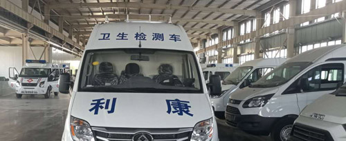工廠(chǎng)車(chē)間完工車(chē)輛
